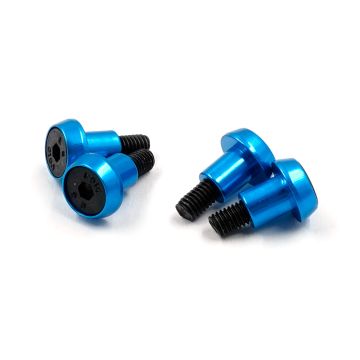Yeah Racing Steel & Aluminium King Pin Set (4pcs) Tamiya M05 & M06 (M06-135BU)