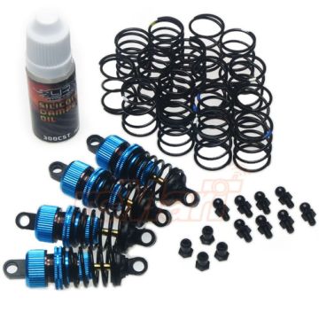 Yeah Racing Shock-Gear 50mm Damper Set for 1/10 RC Touring Car Blue (DSG-0050BU)