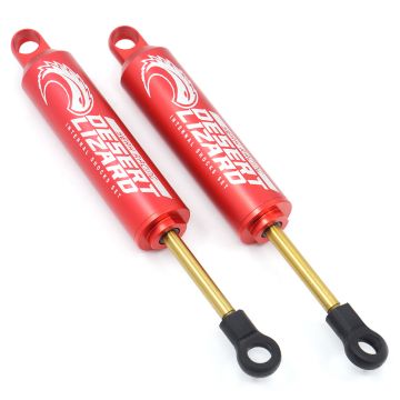 Yeah Racing 110mm Desert Lizard Two Stage Internal Spring Damper Pair Red (DDL-110RD)