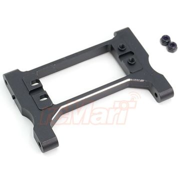 Yeah Racing Aluminium Servo Mount Fits TRX-4 TRX-6 Black (TRX4-005BK)