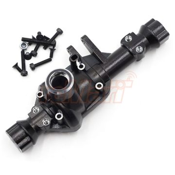 Yeah Racing Alloy Front Axle Housing (Titanium Coated) TRX-4 Black (TRX4-045BK)