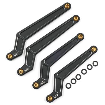 Yeah Racing Aluminum 7075 Hi-Clearance Links Lower for Tamiya CC-02 Black (TACC-019BK)