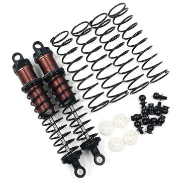 Yeah Racing Aluminum Big Bore Go 100mm Damper Set 2pcs for 1/10 RC Off Road Buggy - Black (BBG-0100BK)