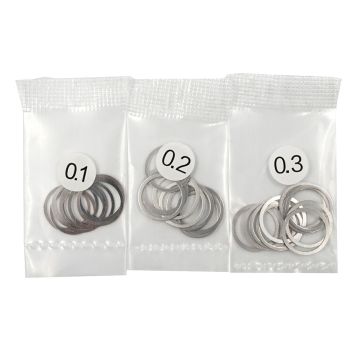 Yeah Racing 10x12mm Stainless Steel Spacer Set 0.1 0.2 0.3mm (YA-0649)