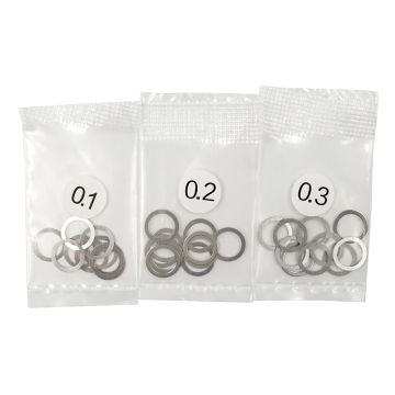 Yeah Racing 6x8mm Stainless Steel Spacer Set 0.1 0.2 0.3mm (YA-0646)