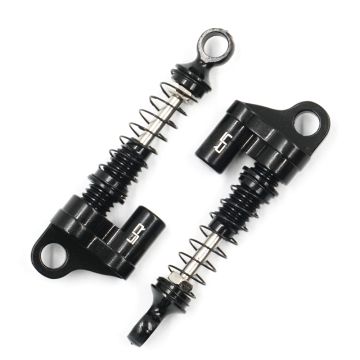 Yeah Racing Aluminium Shock Pair For Axial SCX24 Black (AXSC-047BK)