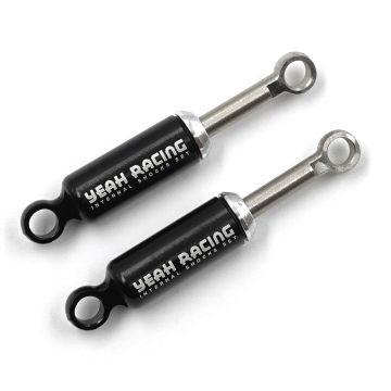 Yeah Racing Aluminium Internal Spring Shocks V2 2pcs Axial SCX24 (AXSC-063BK)
