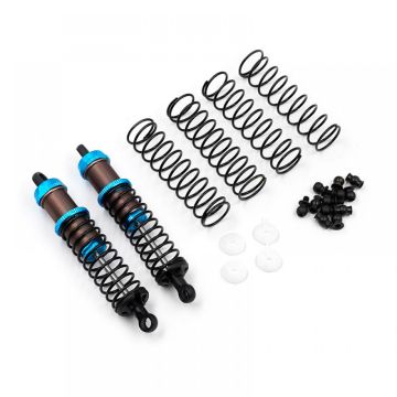 Yeah Racing Aluminum Big Bore Go 90mm Damper Set 2pcs for 1/10 RC Off Road Buggy - Blue (BBG-0090BU)