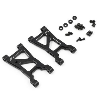 Yeah Racing Aluminum 7075 Rear Arm Set Black For Tamiya XV-01(TAXV-002BK)