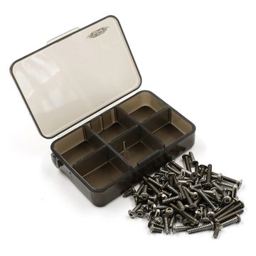Yeah Racing Tamiya Top Force Titanium Screw Assorted Set with FREE Mini Box (TS-TOP)