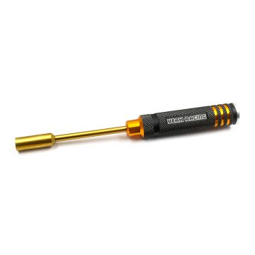 Yeah Racing Aluminum 8.0mm Lock Nut Driver Black/Gold (YT-0223)