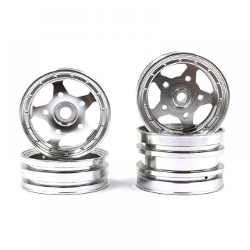 Xtra Speed Aluminum Star 5 Spoke Rim Set Type B For Tamiya Buggy Champ Fast Attack (XS-TA29136)