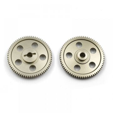 Xtra Speed Aluminium 7075 Hard Coated Spur Gear 70T & 65T Tamiya Buggy Champ, Sand Scorcher, Fighting Buggy (XS-TA29141)