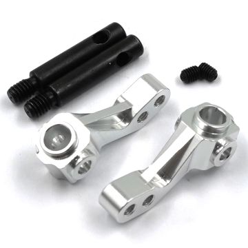 Xtra Speed Aluminium Upright Light Silver Tamiya Wild One / Grasshopper / Hornet / Fast Attack / F104 / F103 (XS-TA29123SV)