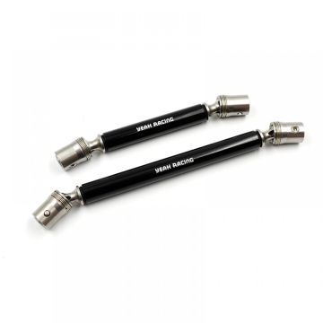 Yeah Racing Stainless Steel Front & Rear Center Shaft Set Traxxas TRX-4 K10 High Trail (TRX4-102BK)