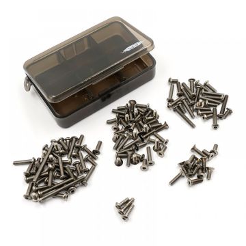 Yeah Racing Titanium Screw Assorted Set w/Box Tamiya BBX (BB-01) (TSAS-0013)