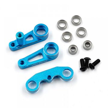Yeah Racing Aluminium Steering Set Tamiya BBX (BB-01) (TABB-004BU)