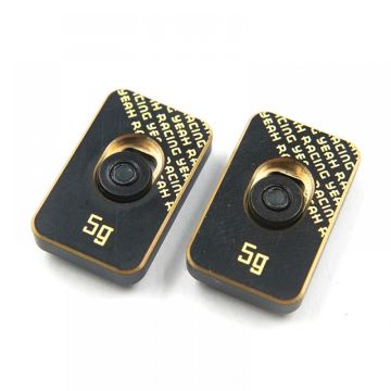 Yeah Racing 1:10 Adjustable Brass Chassis Balancing Weights 5g 2pcs (YA-0723BK)