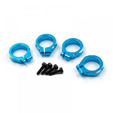 Yeah Racing Aluminium Shock Clamp 4pcs - Blue Tamiya BBX (BB-01) (TABB-012BU)