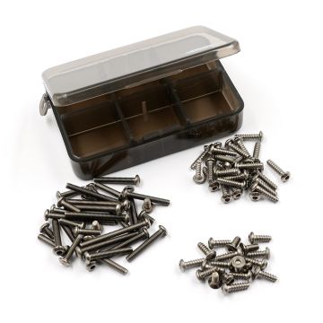 Yeah Racing Titanium Screw Assorted Set w/Box Tamiya Super Hot Shot (TSAS-0022)