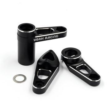 Yeah Racing Aluminum Steering Arm For Kyosho Optima Mid (KYOP-024BK)
