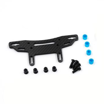 Yeah Racing Graphite Front Shock Tower For Tamiya XM-01 PRO (TAXM-008BK)