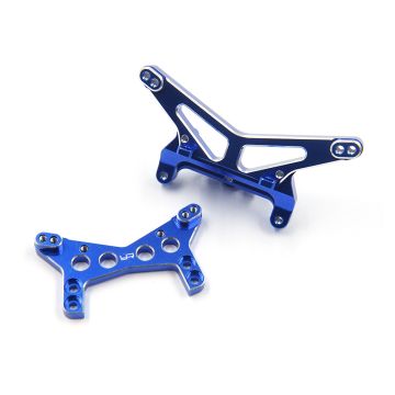 Yeah Racing Aluminum Shock Tower Set (F & R) For Losi 1/24 Micro-B 2WD Buggy (LSMB-004DB)