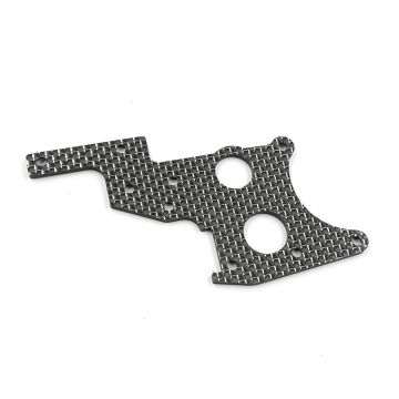 Yeah Racing Graphite Rear Chassis Brace Plate For Kyosho Optima Pro (KYOP-031BK/S)