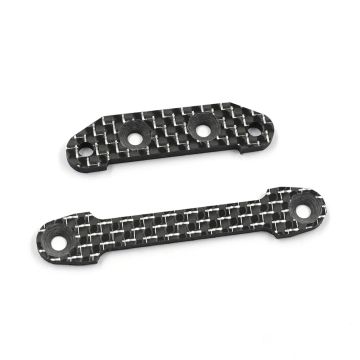 Yeah Racing Graphite Front Plate For Kyosho Optima Pro (KYOP-032BK/S)