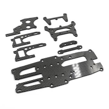 Yeah Racing Carbon Set For Kyosho Optima Pro (KYOP-S03BK/S)