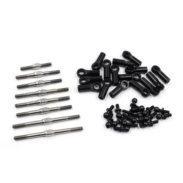 Yeah Racing 64 Titanium Turnbuckle w/BallStuds Set For Team Associated RC10 (TARC-010SV)
