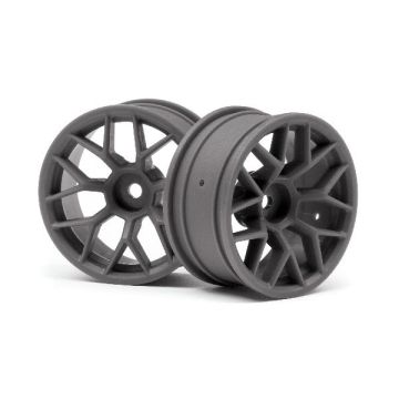 HPI Racing RTR Wheel 26mm Gun Metal 6mm Offset 2pcs (HP112812)
