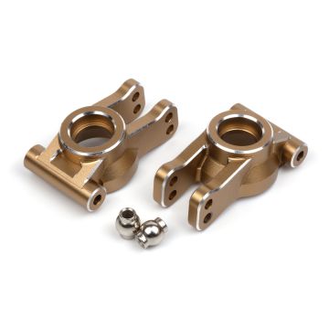 Maverick Aluminium Rear Hub Set (Gold/2pcs) (MV150487)
