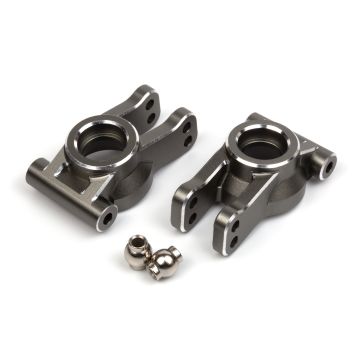 Maverick Aluminium Rear Hub Set (Grey/2pcs) (MV150488)