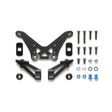 Tamiya TD4/TD2 Carbon Damper Stay Rear (THC22061)