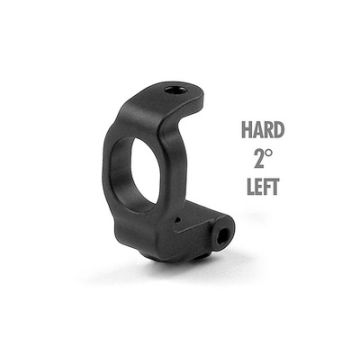 Xray Composite C-Hub Left - 2Â° Deg. - Hard (ECS) (XR302372)