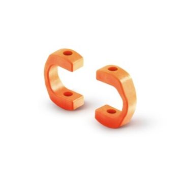 Xray Drive Shaft Replacement Plastic Cap 3.5 mm - Orange - Strong (4) (XR305242)