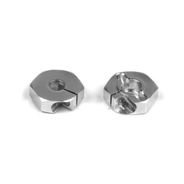 Xray Alu Wheel Hub - Offset "-0.75mm" - Black (2) (XR305351)