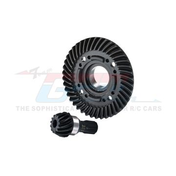 GPM Racing Traxxas X-Maxx, XRT Chrome Hard Steel Rear Spiral Bevel Gears (STXM1200R-BK)