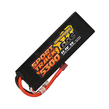 Overlander 5300mAh 11.1V 3S 65C Hard Case Sport Track LiPo Battery - EC5 (OL3143EC5)