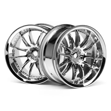 HPI Racing Work XSA 02C Wheel 26Mm Chrome (3Mm Offset) (HP3280)