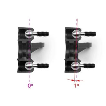 Xray Composite Steering Block 1Â° Kingpin Left (XR332221)