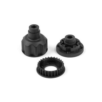 Xray Composite Front Diff. Case, Cover & 27T Belt Pulley (XR335010)