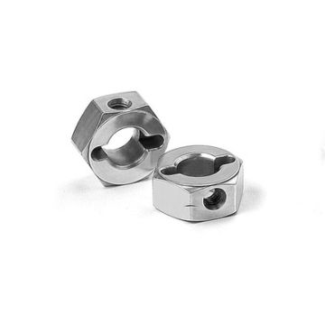 Xray Alu Wheel Hub 12mm - Black (2) (XR335250)