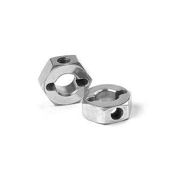 Xray Alu Wheel Hub 12mm - Offset "-0.75mm" - Black (2) (XR335251)