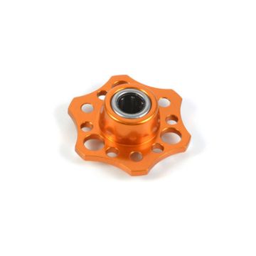 Xray Lightweight Drive Flange With One-Way Bearing - Alu 7075 T6 - Orange (XR335531-O)