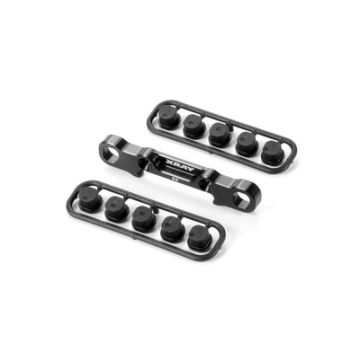 Xray XB8 Alu Rear Lower Susp. Holder - Rear - Rr - Swiss 7075 T6 (XR353325)