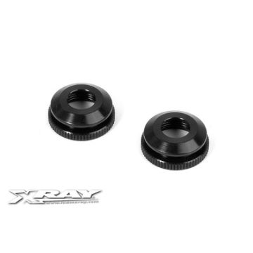 Xray Alu Shock Body Nut For Shock Boot (2) (XR358142)