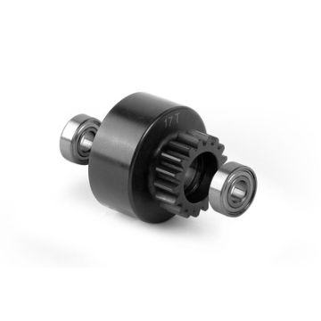 Xray Clutch Bell 17T With Oversized 5X12X4mm Ball-Bearings - V2 (XR358527)