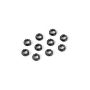 Xray Alu Conical Shim 3X6X2.0mm - Black (10) (XR362280-K)